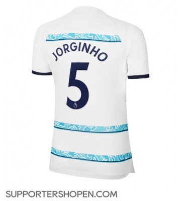 Chelsea Jorginho #5 Borta Matchtröja Dam 2022-23 Kortärmad